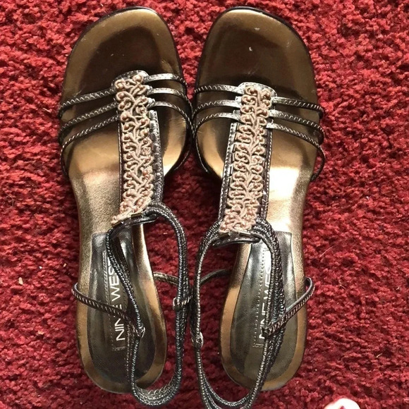 Gladiator strappy heels EUC - Picture 6 of 9